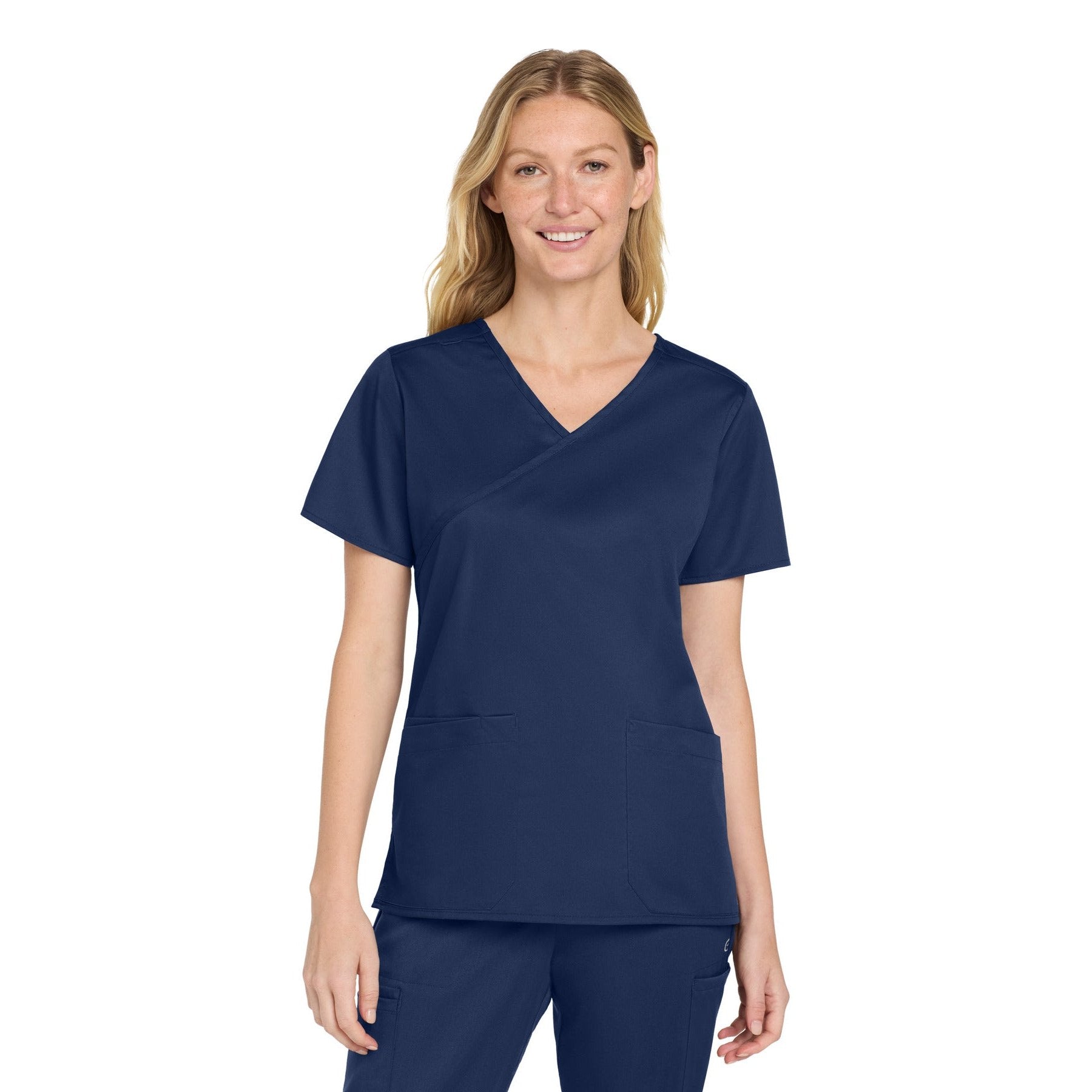 Wink-Wink® Women's WorkFlex™ Mock Wrap Top WW4760-MedTech-3